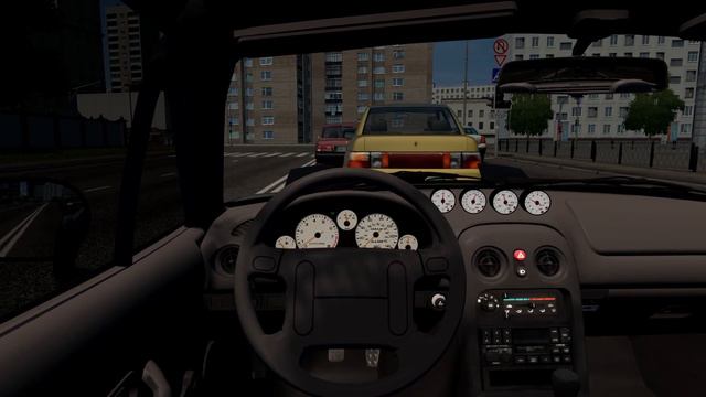 Mazda Mx5 Miata 1994 | City Car Driving | Steering Wheel Gameplay смотреть онлайн