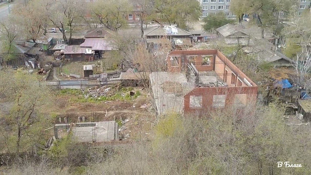 Благовещенск. Вид из дома Октябрьская 221, на западную сторону смотреть онлайн