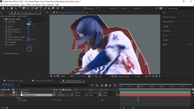 Paper Cutout Stop Motion Effect - After Effects Tutorial смотреть онлайн