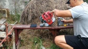 Обкатка 4-тактной мотокосы Vitals и других