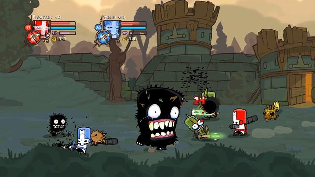 Играем в Castle Crashers - Часть 7 (кооператив) смотреть онлайн