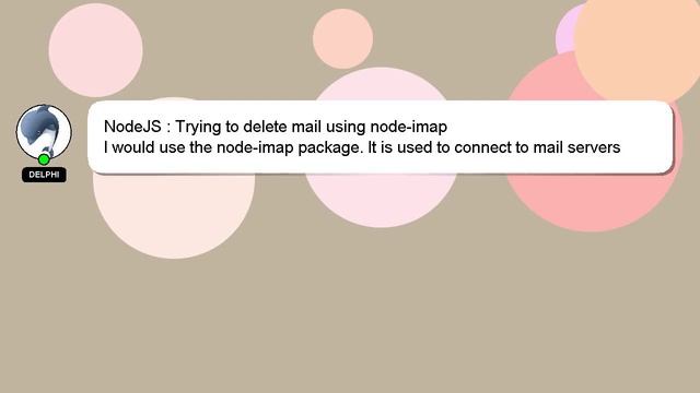 NodeJS : Trying to delete mail using node-imap смотреть онлайн