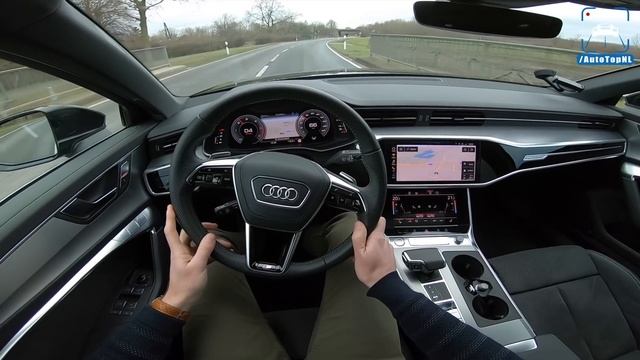 2019 Audi A6 50 TDI REVIEW on AUTOBAHN & ROAD by AutoTopNL смотреть онлайн