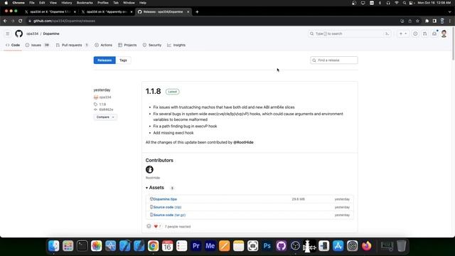 New JAILBREAK RELEASE: DOPAMINE A12+ Jailbreak v1.1.8 RELEASED With Stability and Performance Fixes смотреть онлайн