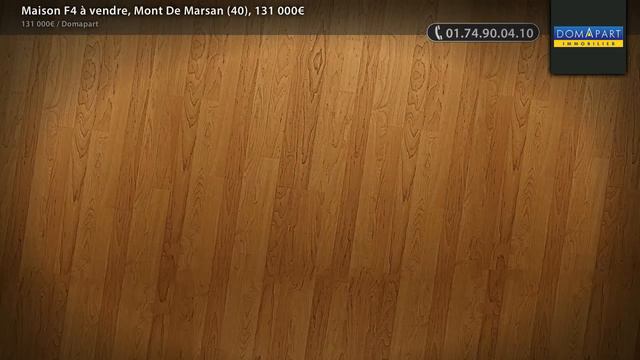 Maison F4 à vendre, Mont De Marsan (40), 131 000€ смотреть онлайн