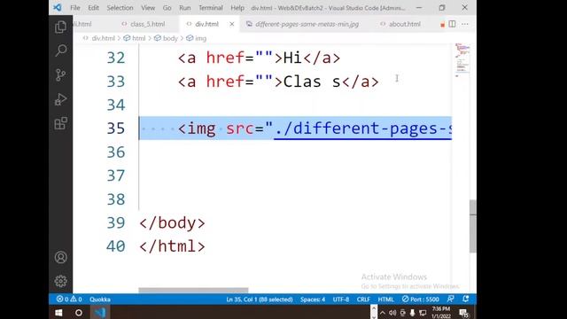 HTML class 06 | div and span | Engr. Akhlaq Ahmed смотреть онлайн