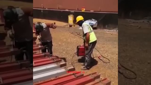 Сварщик просит нового помощника поднять напряжение сварки))) .mp4 смотреть онлайн