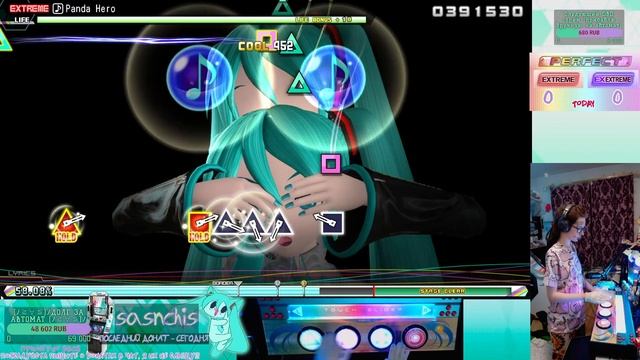 ARCADE CONTROLLER | Panda Hero | Project DIVA Arcade FT (mods) | EXTREME PERFECT| смотреть онлайн