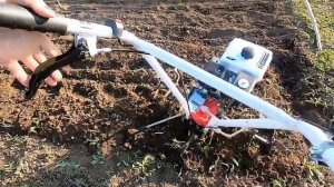 Мотоблок / Вспашка Мотоблоком Брайт BR75