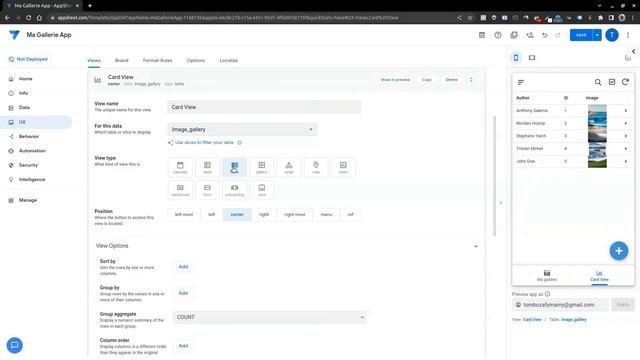 Comment ajouter une vue dans votre application Appsheet смотреть онлайн