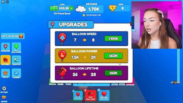 ПОДНЯЛА ДОМ на ВОЗДУШНЫХ ШАРАХ в ROBLOX ! ? смотреть онлайн