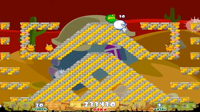 Превратили босса в ледышку! - Снежок Приключения медвежонка #3 смотреть онлайн