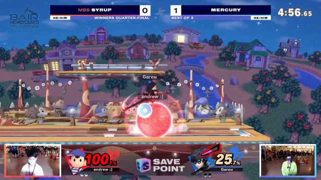 Save Point 2 Winners Quarters - Syrup (Ness) Vs. Mercury (Joker) SSBU Ultimate Tournament смотреть онлайн