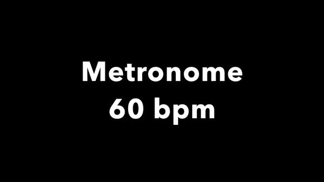 Metronome 60 bpm avec voix смотреть онлайн