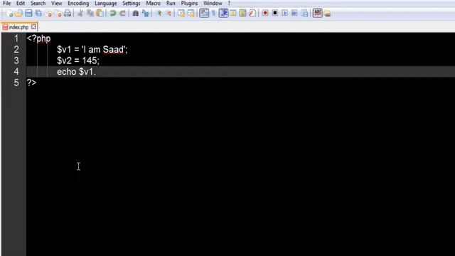 PHP & MySQL - 4 Variables, Echo & Concatenation - LearnWithSaad смотреть онлайн