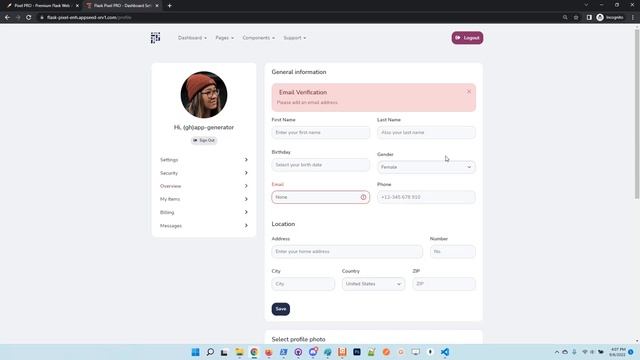 Flask Pixel PRO - OAuth, Extended Profiles | AppSeed смотреть онлайн