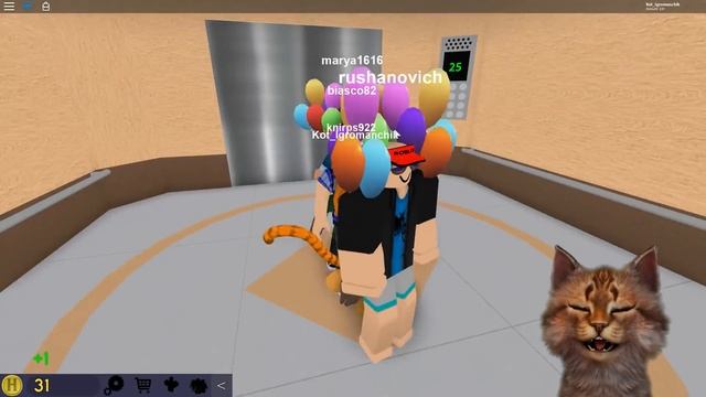 АБСОЛЮТНО НЕНОРМАЛЬНЫЙ ЛИФТ в РОБЛОКС / The craziest elevator on Roblox / Котик Игроман смотреть онлайн