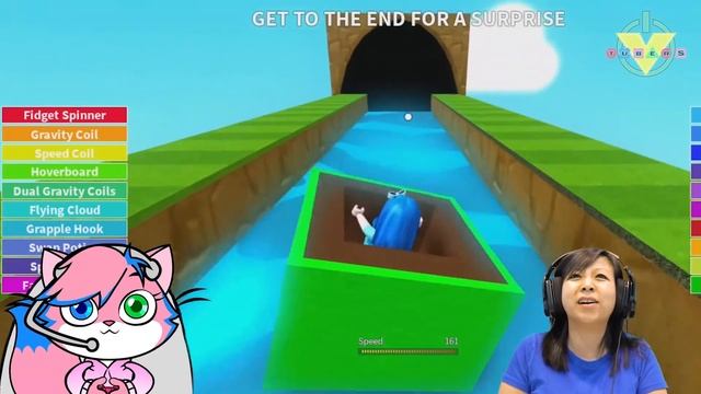 ROBLOX Box Slide down a Rainbow 999,999,999 FEET Let's Play Ryan's Mommy Vs. Alpha Lexa смотреть онлайн