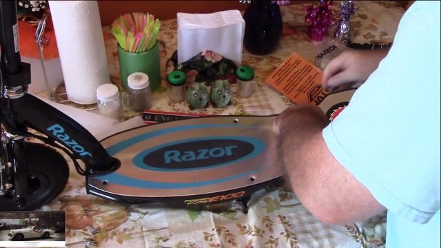 Razor Power Core E100 Electric Hub Motor Scooter tear down and use смотреть онлайн