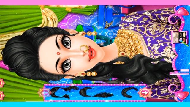 modern stylist fashion Indian wedding rituals game | princess makeup salon | princess salon games| смотреть онлайн