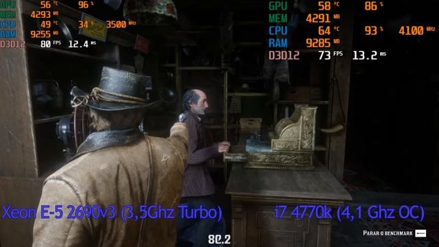 Xeon 2690v3 Vs I7 4770k OC