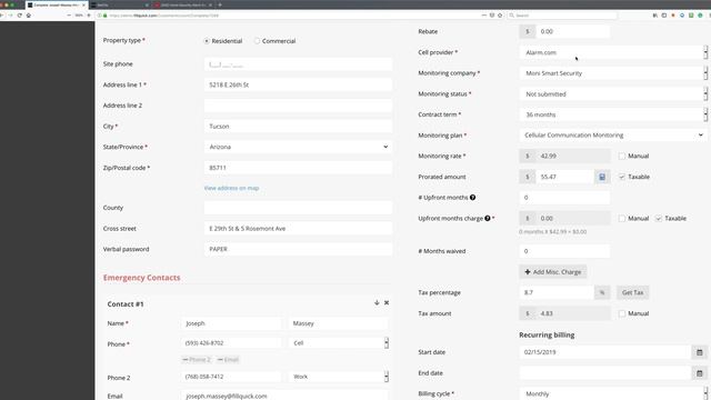 FillQuick Home Security Alarm Dealer Software CRM Video Overview смотреть онлайн