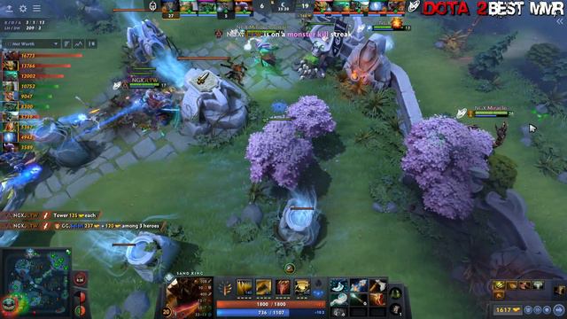 MIRACLE [Sand King] Mid Beautiful Combo | Best Pro MMR - Dota 2 смотреть онлайн