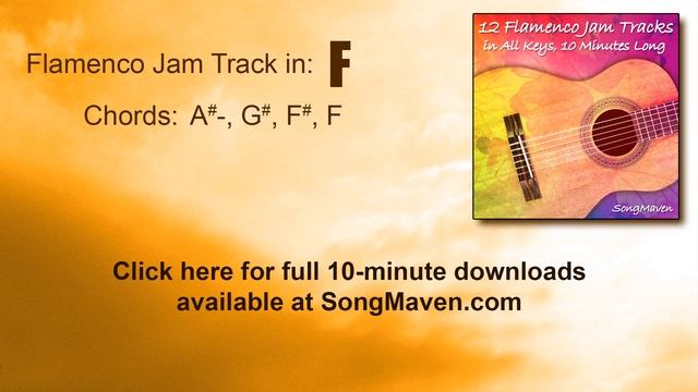 Flamenco Backing Track, Key of F смотреть онлайн