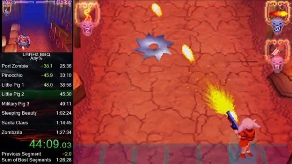 Little Red Riding Hood Zombie BBQ - Any%, Normal in 1:24:45