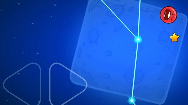 Красный шарик падает в той части космоса где много созвездий