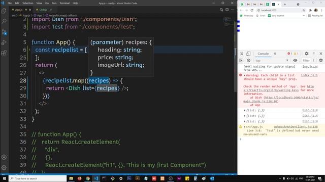 List Rendering using map method in React JS смотреть онлайн