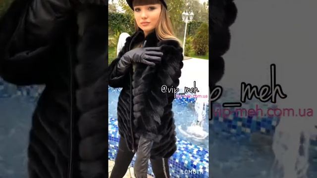 Женская норковая шуба Автоледи смотреть онлайн