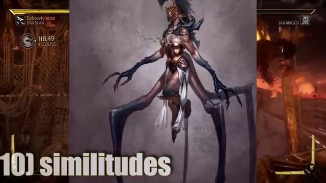 15 Curiosidades, Easter Eggs de D'vorah - Mortal Kombat (Raza Kytinn, Reproducción, Kytinn Machos) смотреть онлайн