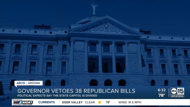 Governor Hobbs vetoes 38 Republican bills смотреть онлайн