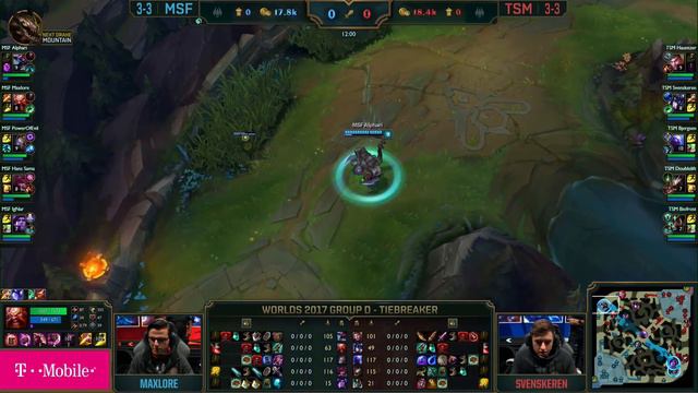 [2017 Worlds] Group Stage - D7 G7 - MSF vs TSM - League of Legends - Misfits Gaming vs Team SoloMid смотреть онлайн