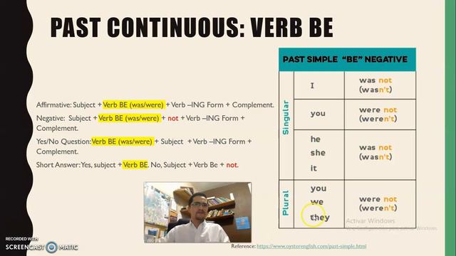 Past Continuous Tense смотреть онлайн