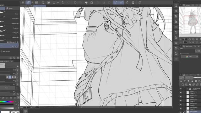 how I draw city backgrounds ✦ tutorial 【CLIP STUDIO PAINT】 смотреть онлайн