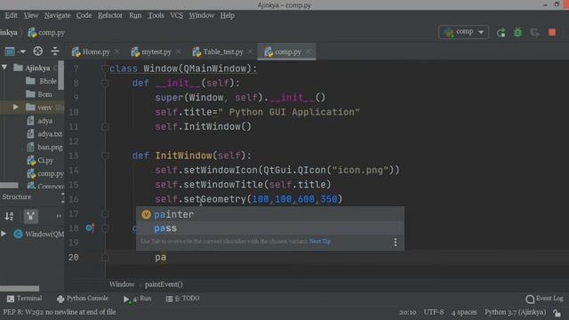 PyQt5 and QPainter смотреть онлайн
