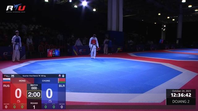Dojang 2. Day 1. International Taekwondo Tournament "Russian Open 2023" смотреть онлайн