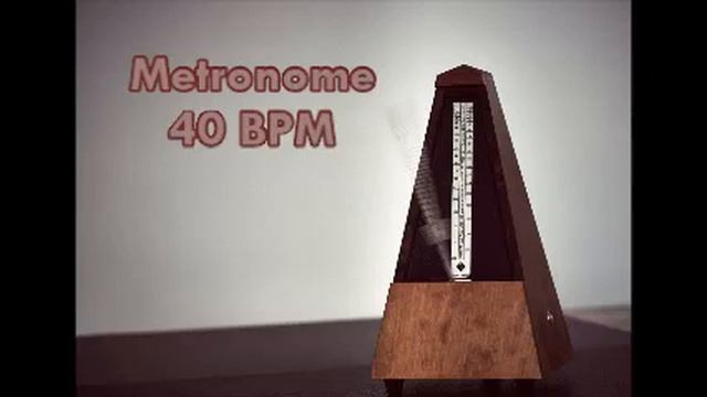 Metronom 40 BPM Lento смотреть онлайн