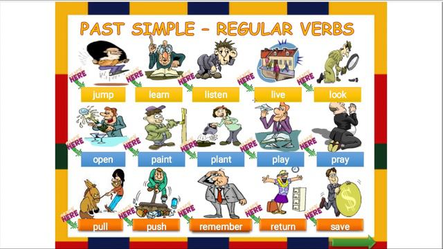 Simple Past tense English in a minute смотреть онлайн