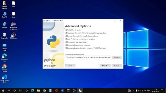 How to install python in windows 10 | #Python смотреть онлайн