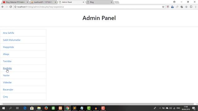 Blog Website #21 Admin Panel Add Portfolio PHP Mysql Bootstrap смотреть онлайн