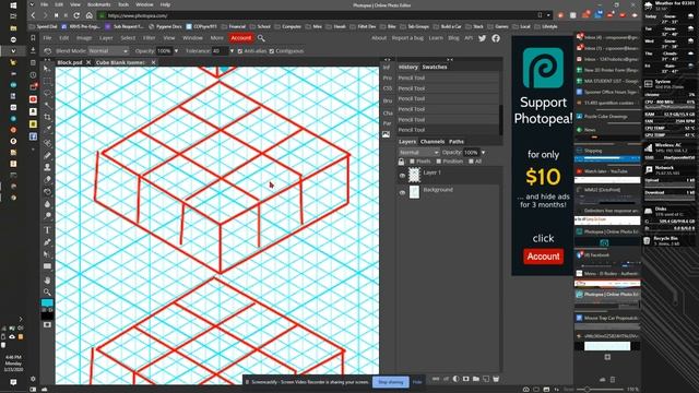 Creating a Puzzle Cube in Photopea смотреть онлайн