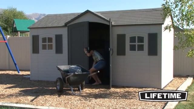 Пластиковый хозблок Lifetime 15 x 8 смотреть онлайн