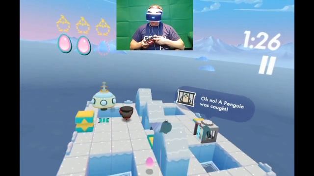 SAVE THE CUTE PENGUINS! (Waddle Home, Playstation VR, PSVR, vr video) смотреть онлайн