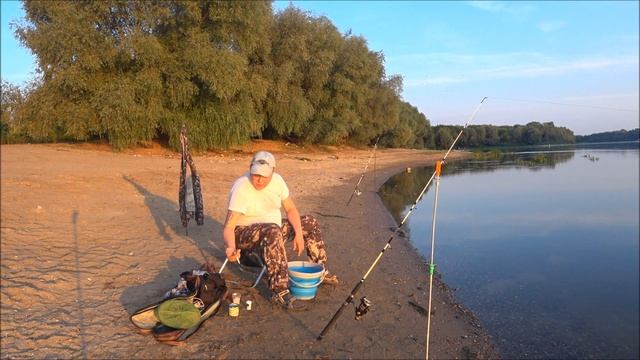 Рыбалка на оке, лето 16 августа 2021, часть 1. смотреть онлайн