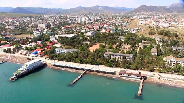 Судак полеты под куполом парашюта.Набережная Судака 2014 смотреть онлайн