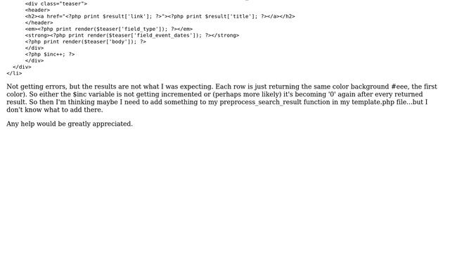 Drupal: Coloring rows in returned drupal search results (2 Solutions!!) смотреть онлайн