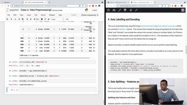 Data Science Class 4 - Data Cleaning and Preprocessing - Part 2 смотреть онлайн